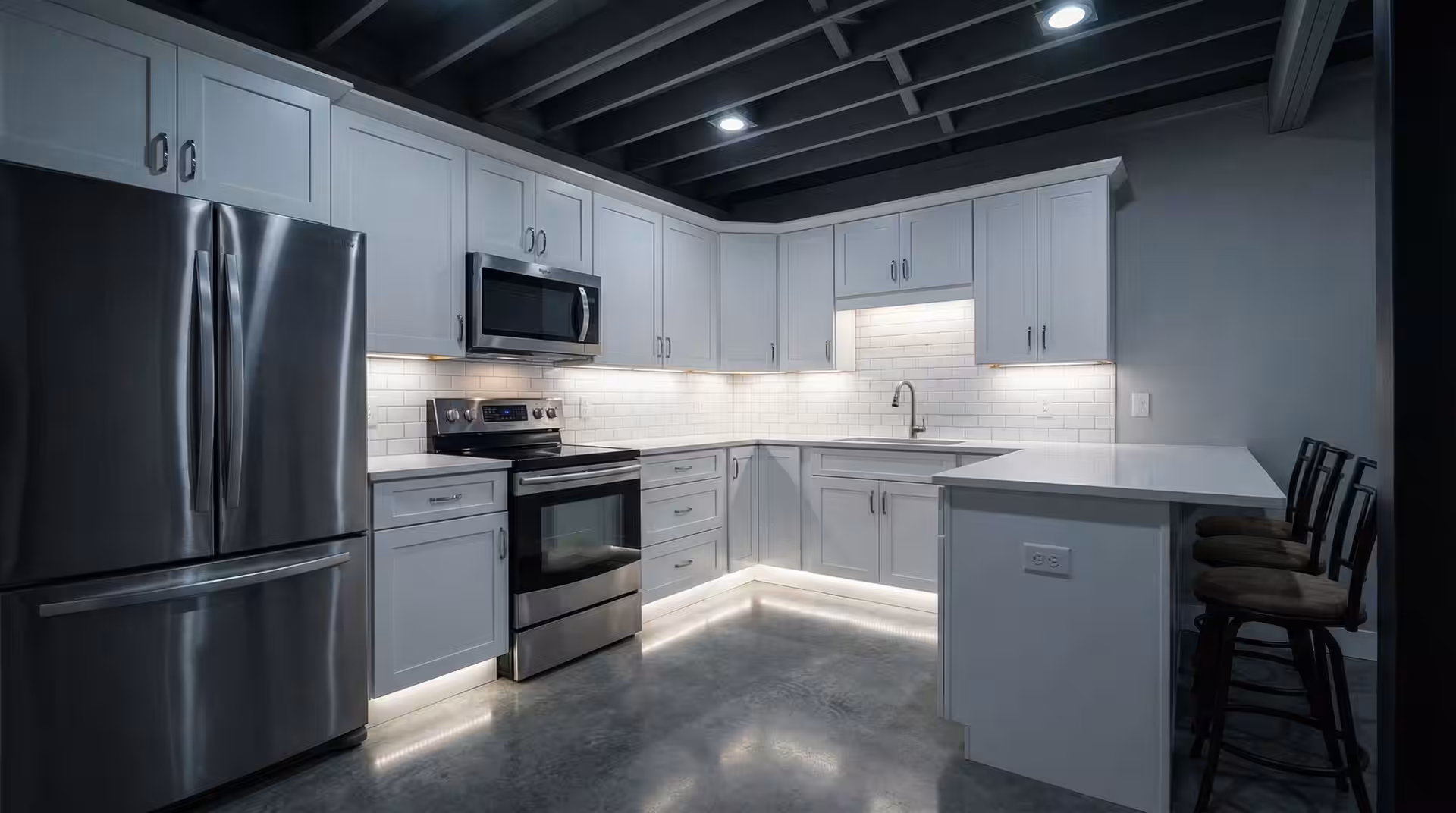 Basement Kitchens
